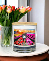 Through The Tulips Candle
