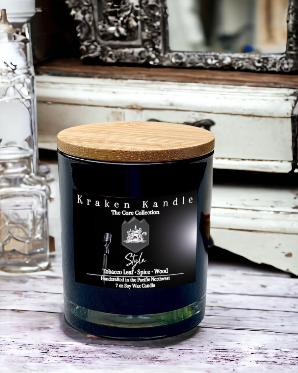 Style masculine 2 wick candle