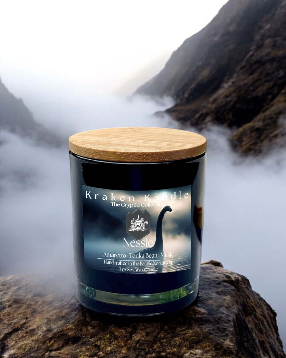 Nessie candle Loch Ness Monster scented candles