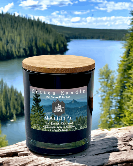 nature themed Mountain Air candle