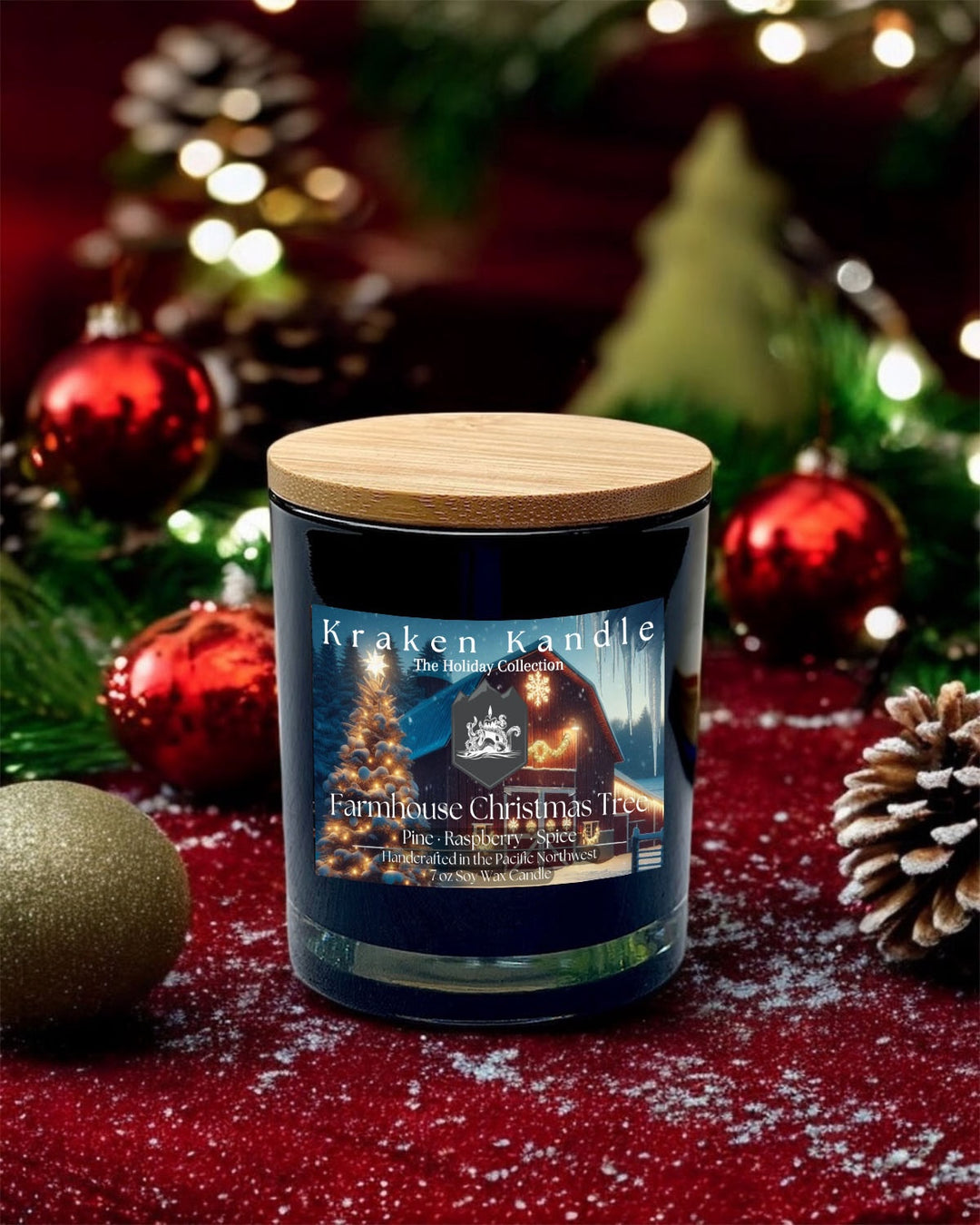 Farm House Christmas Candle hand poured candles